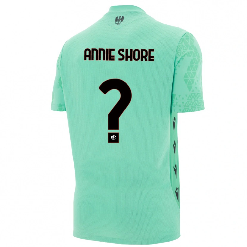 Danxen Criança Margot Annie Shore #0 Azul Menta Preto Camisola Guarda-Redes 2025/26 Camisa Brasil