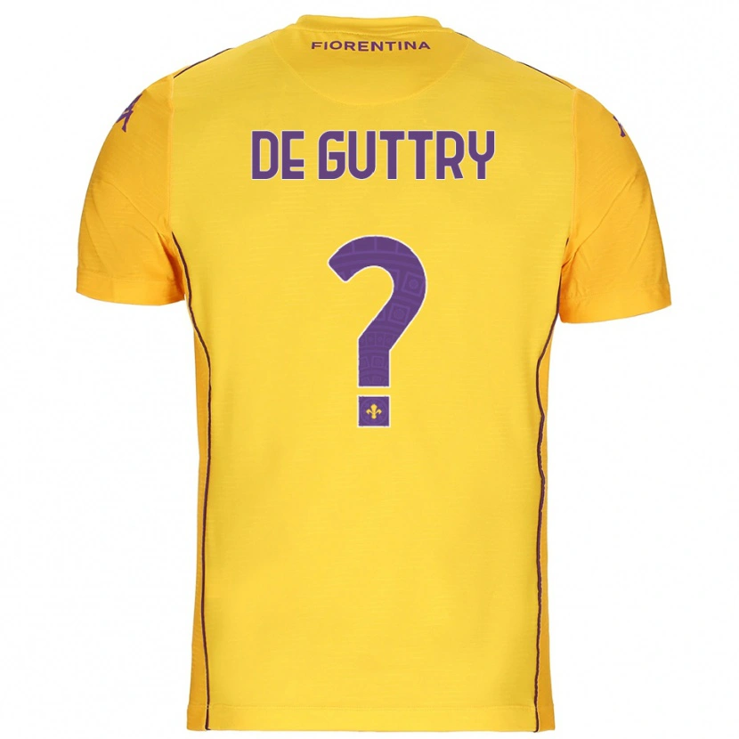 Danxen Criança Elia De Guttry #0 Laranja Amarelo Roxo Camisola Guarda-Redes 2025/26 Camisa Brasil