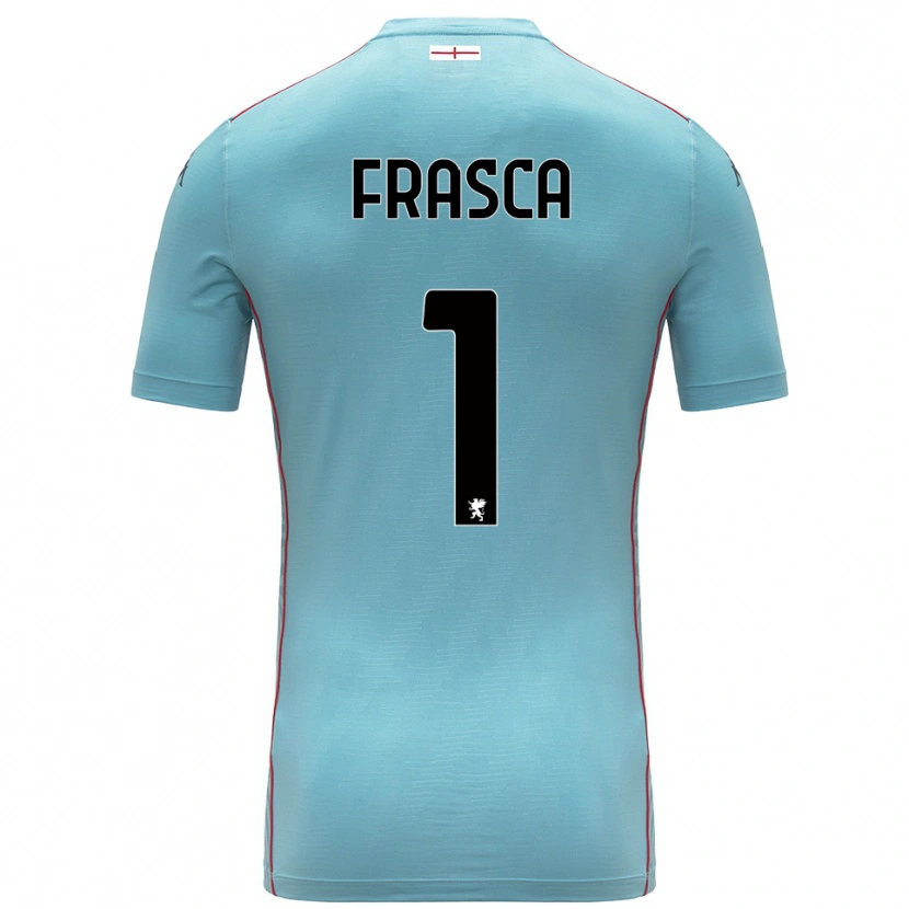 Danxen Criança Andrea Frasca #1 Azul Cinza Camisola Guarda-Redes 2025/26 Camisa Brasil