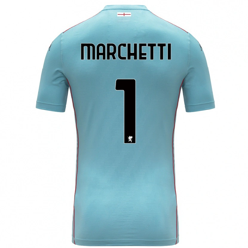 Danxen Criança Lisa Marchetti #1 Azul Cinza Camisola Guarda-Redes 2025/26 Camisa Brasil