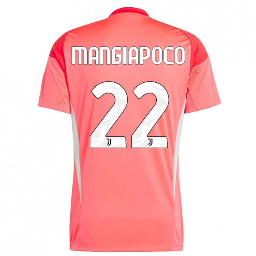Danxen Criança Stefano Mangiapoco #22 Laranja Vermelho Camisola Guarda-Redes 2025/26 Camisa Brasil