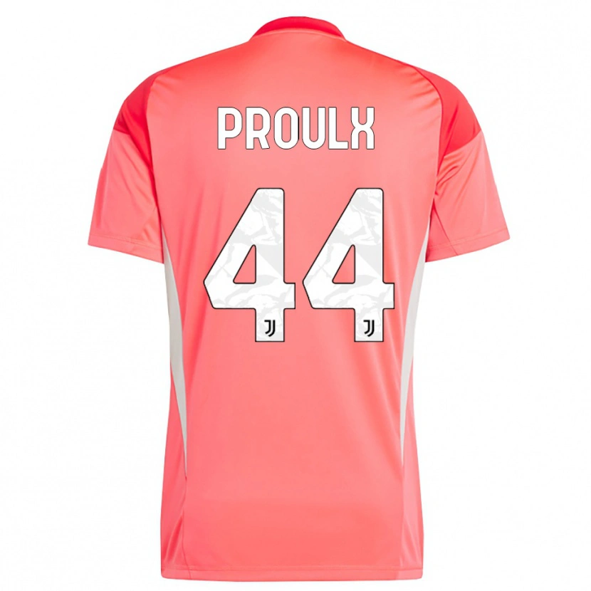 Danxen Criança Lysianne Proulx #44 Laranja Vermelho Camisola Guarda-Redes 2025/26 Camisa Brasil