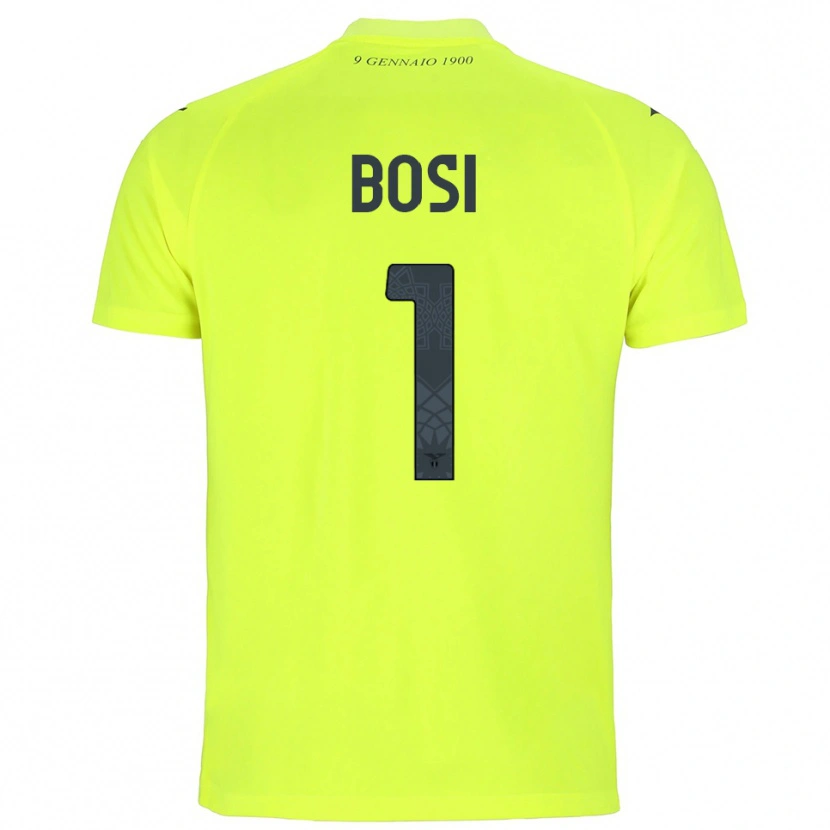 Danxen Criança Gioele Bosi #1 Verde Fluorescente Camisola Guarda-Redes 2025/26 Camisa Brasil