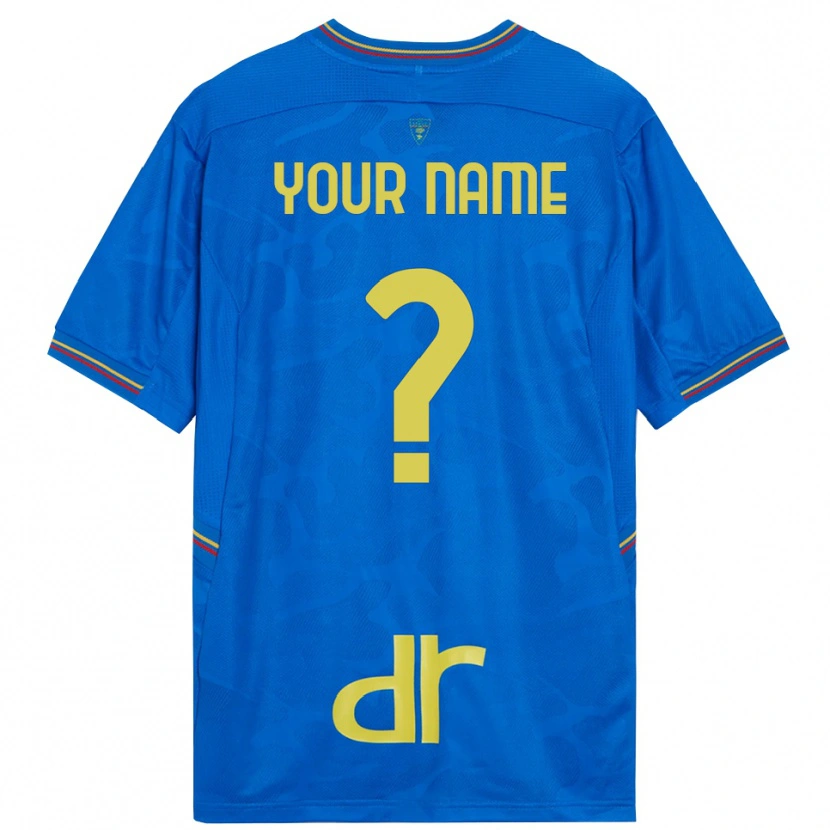 Danxen Criança US Lecce Azul Real Marrom Camisola Guarda-Redes 2025/26 Camisa Brasil