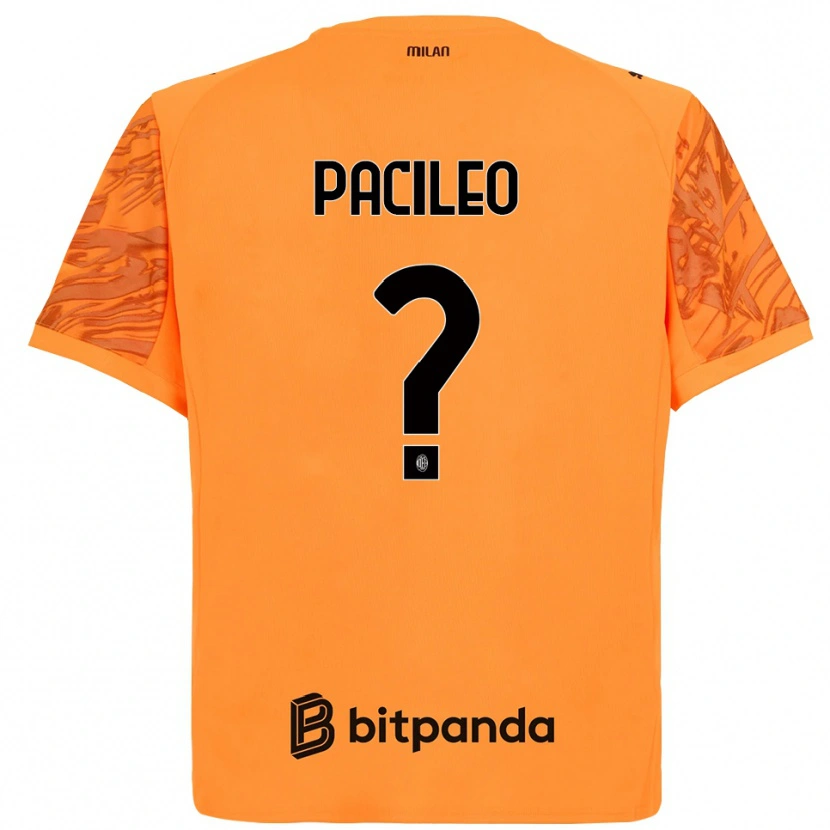 Danxen Criança Alessandro Pacileo #0 Preto Amarelo Laranja Camisola Guarda-Redes 2025/26 Camisa Brasil