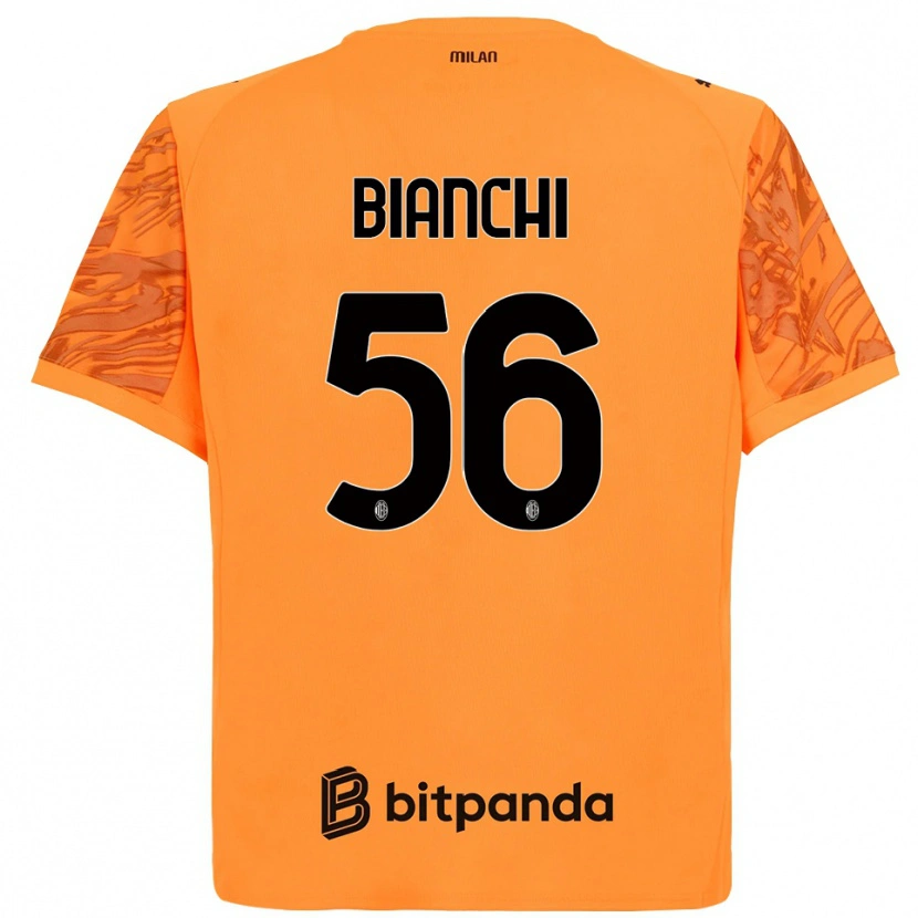 Danxen Criança Alessandro Bianchi #56 Preto Amarelo Laranja Camisola Guarda-Redes 2025/26 Camisa Brasil