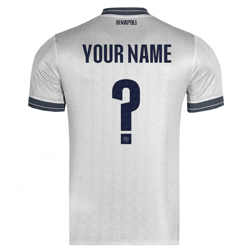 Danxen Criança SSC Napoli Cinza Claro Camisola Guarda-Redes 2025/26 Camisa Brasil