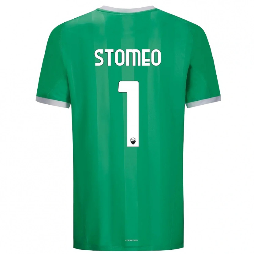 Danxen Criança Giorgio Stomeo #1 Branco Verde Camisola Guarda-Redes 2025/26 Camisa Brasil