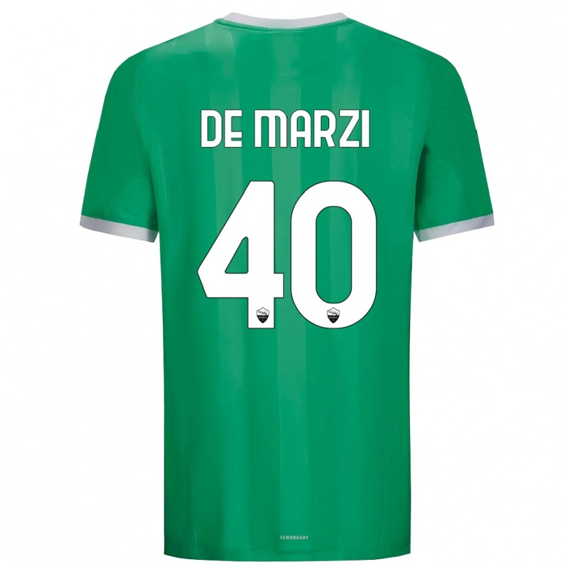 Danxen Criança Giorgio De Marzi #40 Branco Verde Camisola Guarda-Redes 2025/26 Camisa Brasil