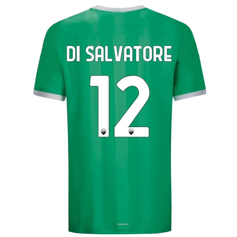 Danxen Criança Diego Di Salvatore #12 Branco Verde Camisola Guarda-Redes 2025/26 Camisa Brasil