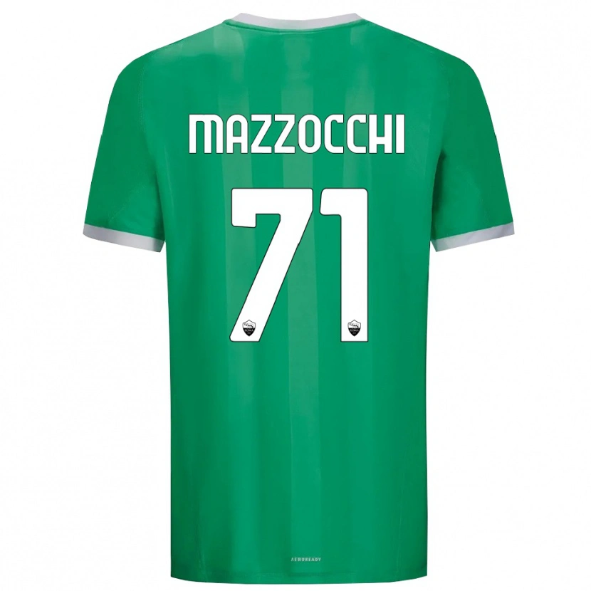 Danxen Criança Giulia Mazzocchi #71 Branco Verde Camisola Guarda-Redes 2025/26 Camisa Brasil