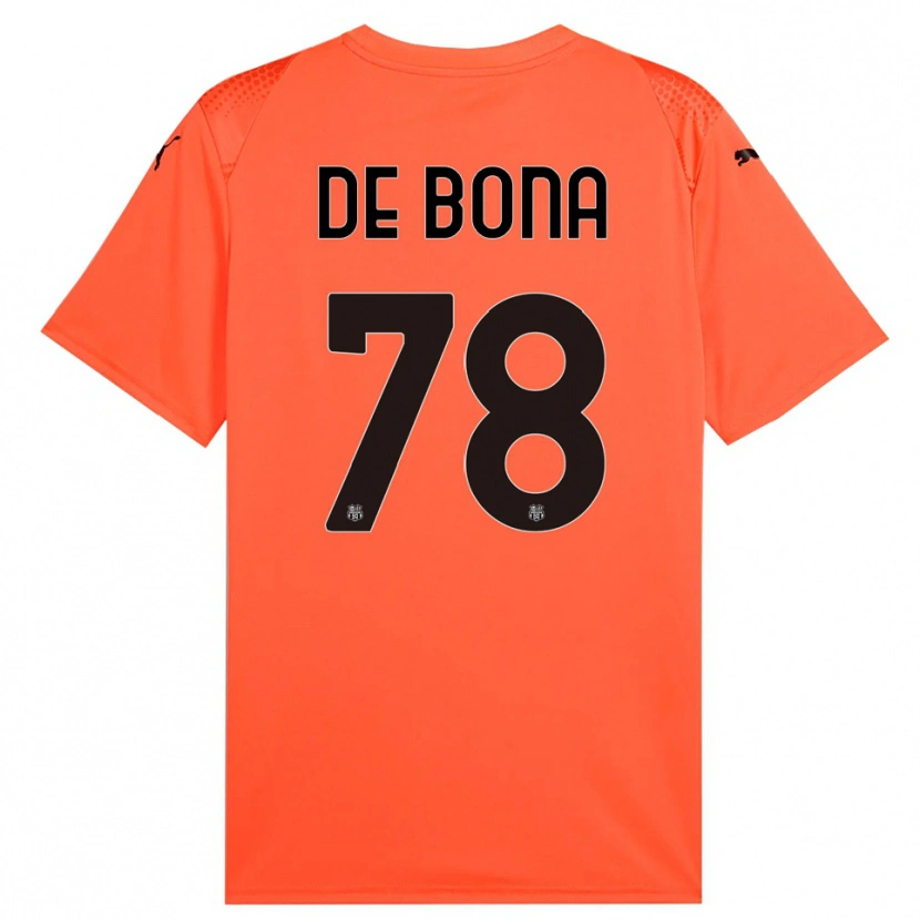 Danxen Criança Francesca De Bona #78 Preto Laranja Camisola Guarda-Redes 2025/26 Camisa Brasil