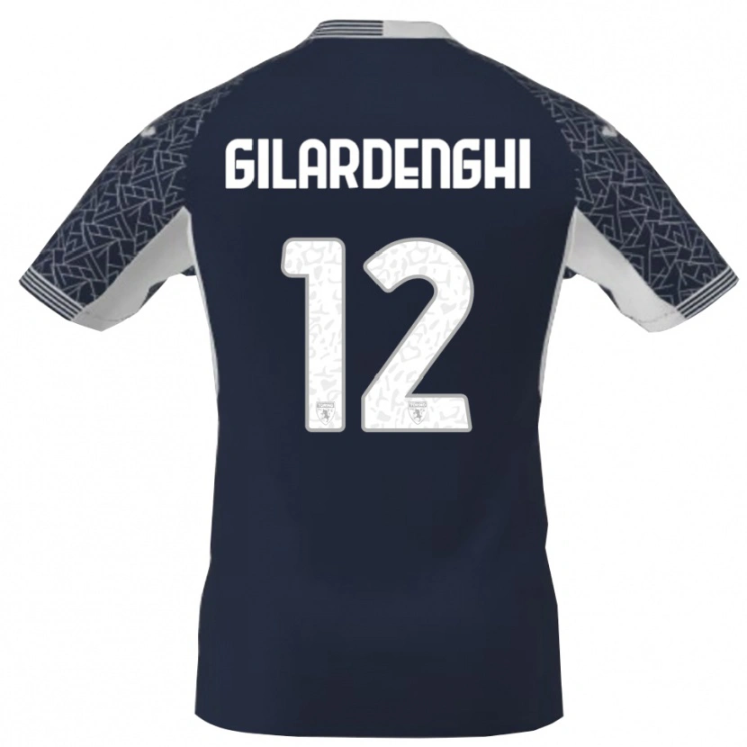 Danxen Criança Riccardo Gilardenghi #12 Azul Preto Branco Camisola Guarda-Redes 2025/26 Camisa Brasil