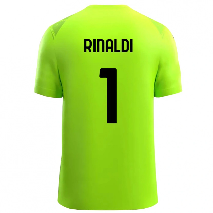 Danxen Criança Filippo Rinaldi #1 Preto Verde Grama Camisola Guarda-Redes 2025/26 Camisa Brasil