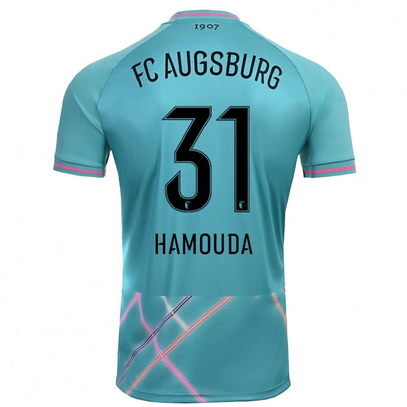Danxen Criança Hania Hamouda #31 Verde Mar Claro Camisola Guarda-Redes 2025/26 Camisa Brasil