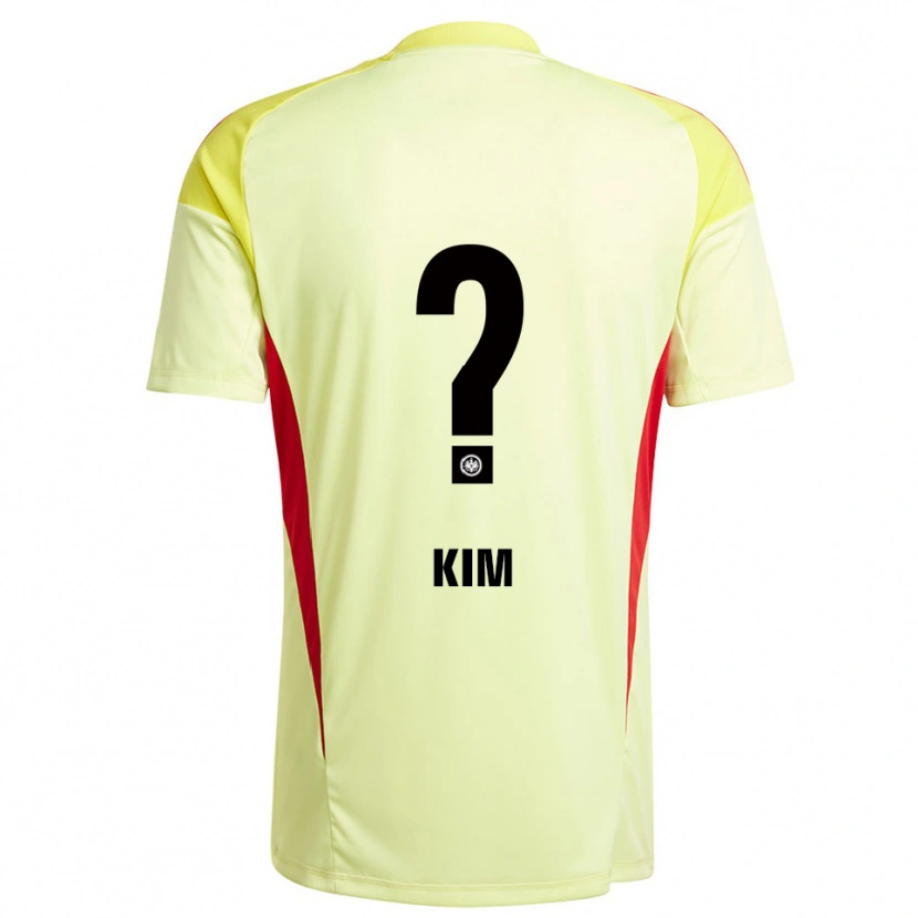 Danxen Criança Junhyung Kim #0 Amarelo Claro Preto Camisola Guarda-Redes 2025/26 Camisa Brasil