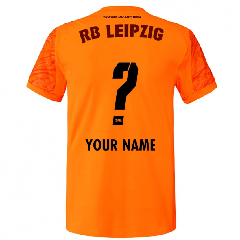 Danxen Criança RB Leipzig Laranja Vermelho Camisola Guarda-Redes 2025/26 Camisa Brasil