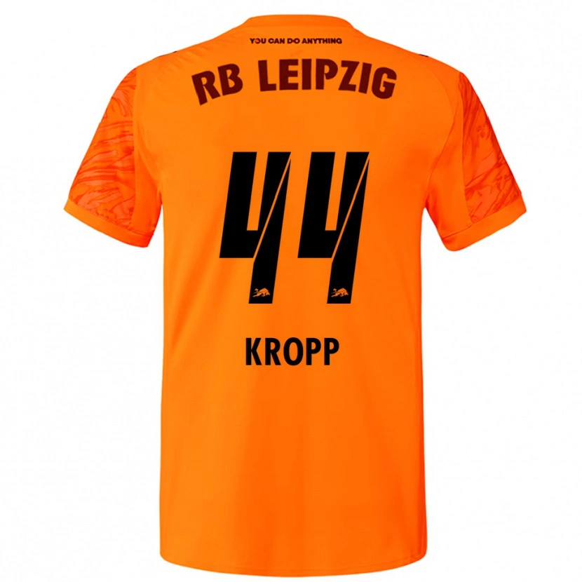 Danxen Criança Mirja Kropp #44 Laranja Vermelho Camisola Guarda-Redes 2025/26 Camisa Brasil