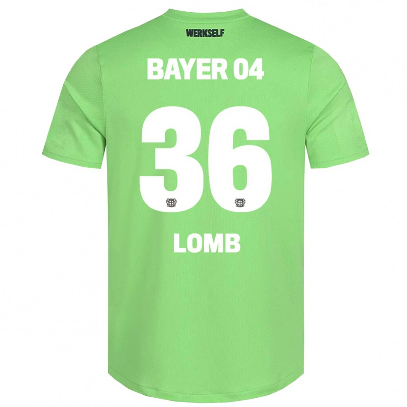 Danxen Criança Niklas Lomb #36 Branco Verde Claro Camisola Guarda-Redes 2025/26 Camisa Brasil
