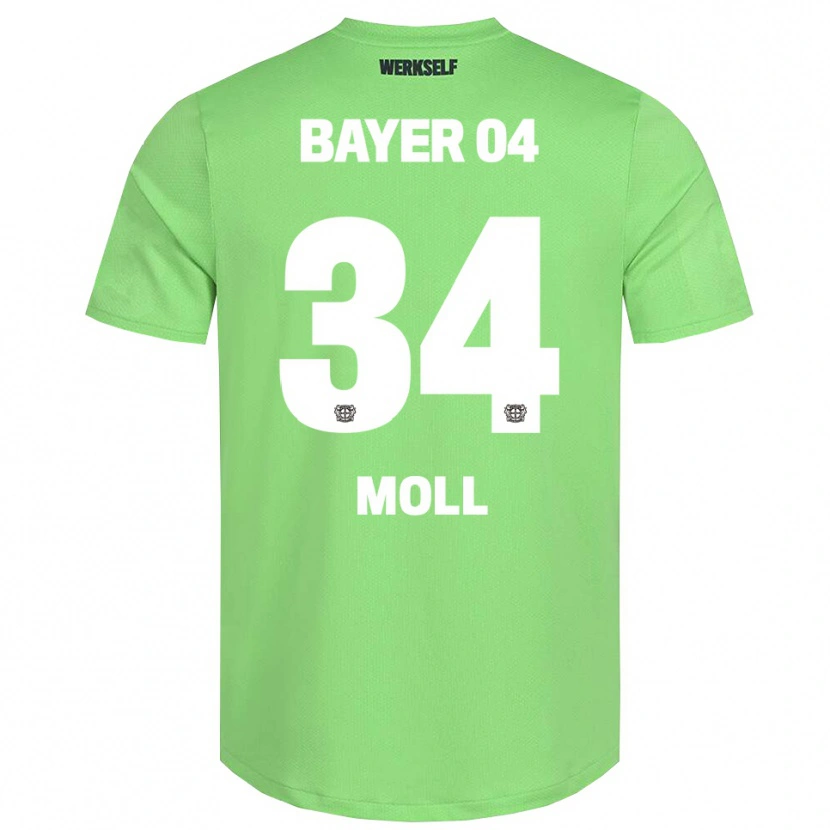 Danxen Criança Anne Moll #34 Branco Verde Claro Camisola Guarda-Redes 2025/26 Camisa Brasil