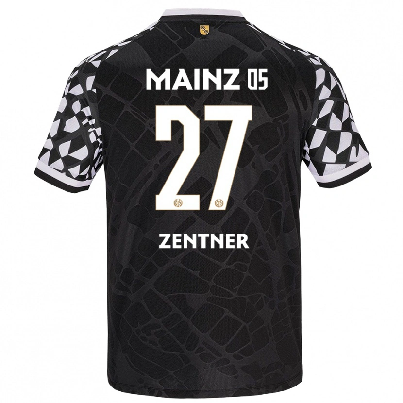 Danxen Criança Robin Zentner #27 Branco Preto Camisola Guarda-Redes 2025/26 Camisa Brasil