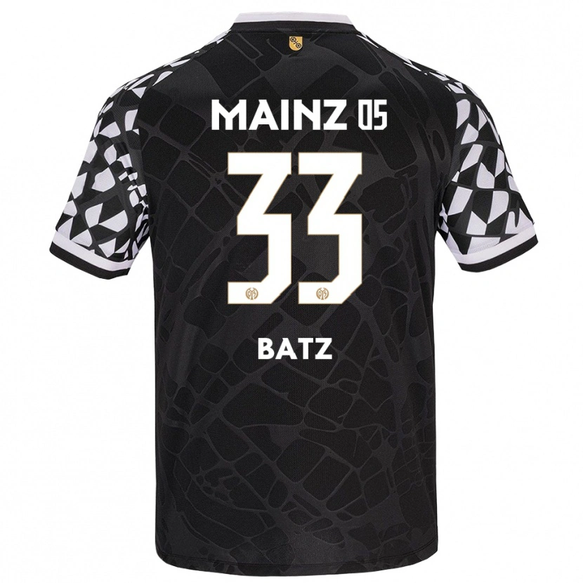 Danxen Criança Daniel Batz #33 Branco Preto Camisola Guarda-Redes 2025/26 Camisa Brasil