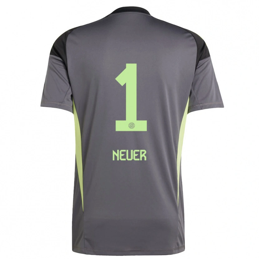 Danxen Criança Manuel Neuer #1 Amarelo Verde Preto Camisola Guarda-Redes 2025/26 Camisa Brasil
