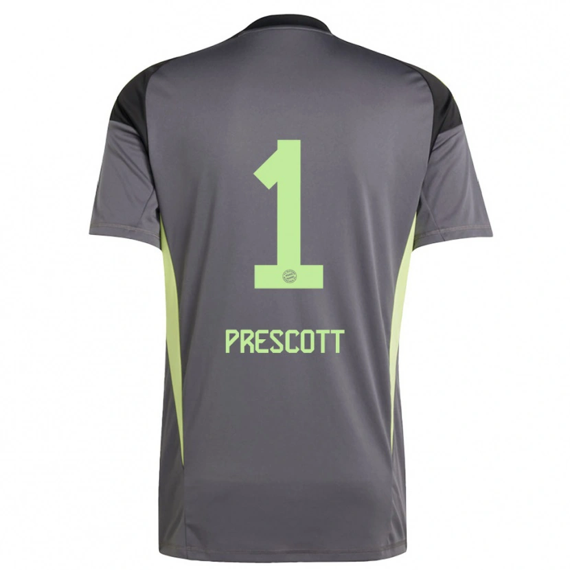 Danxen Criança Leonard Prescott #1 Amarelo Verde Preto Camisola Guarda-Redes 2025/26 Camisa Brasil