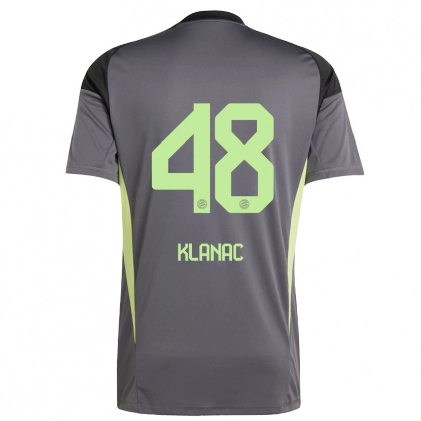 Danxen Criança Leon Klanac #48 Amarelo Verde Preto Camisola Guarda-Redes 2025/26 Camisa Brasil