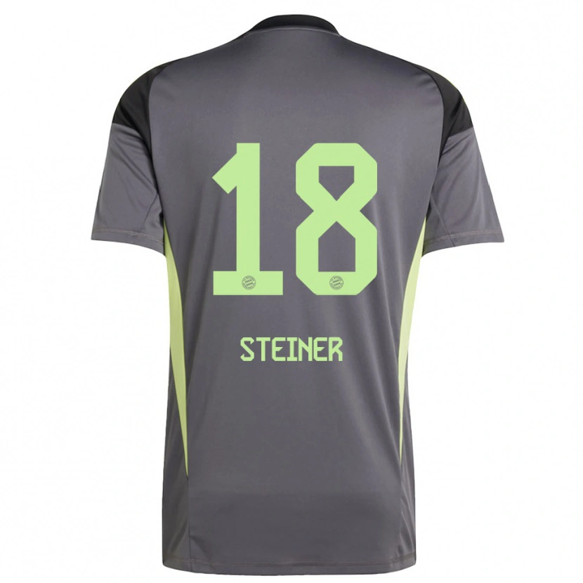 Danxen Criança Michael Steiner #18 Amarelo Verde Preto Camisola Guarda-Redes 2025/26 Camisa Brasil