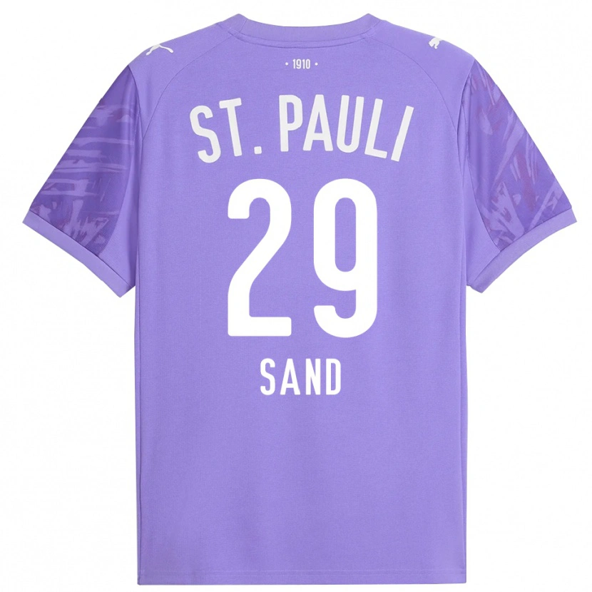 Danxen Criança Christoffer Sand #29 Preto Roxo Médio Camisola Guarda-Redes 2025/26 Camisa Brasil