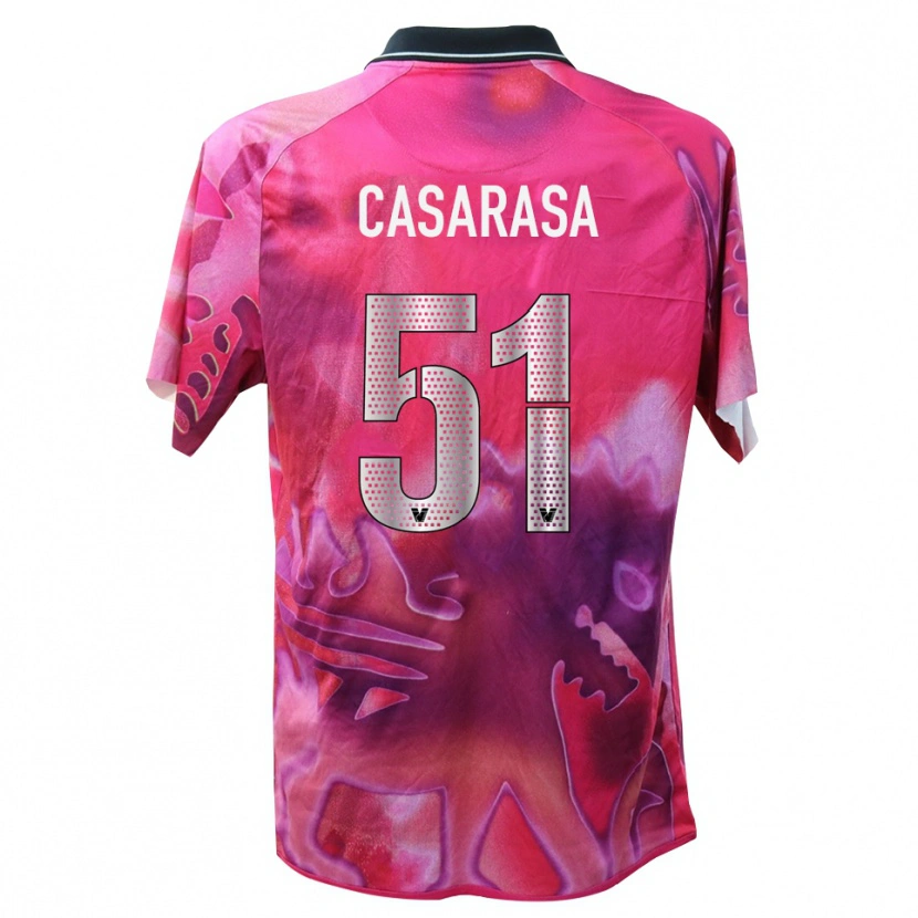 Danxen Criança Asia Casarasa #51 Rosa Profundo Camisola Guarda-Redes 2025/26 Camisa Brasil