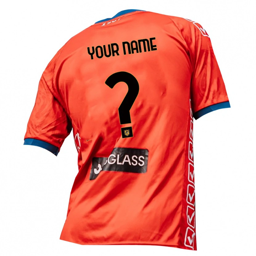 Danxen Criança Juve Stabia Laranja Vermelho Camisola Guarda-Redes 2025/26 Camisa Brasil