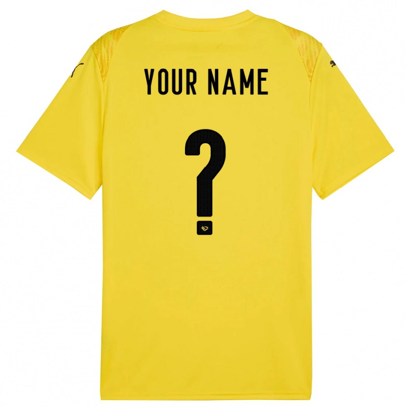 Danxen Criança Palermo FC Amarelo Preto Camisola Guarda-Redes 2025/26 Camisa Brasil