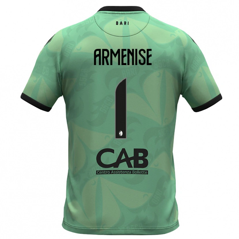 Danxen Criança Gaetano Armenise #1 Verde Mar Escuro Camisola Guarda-Redes 2025/26 Camisa Brasil