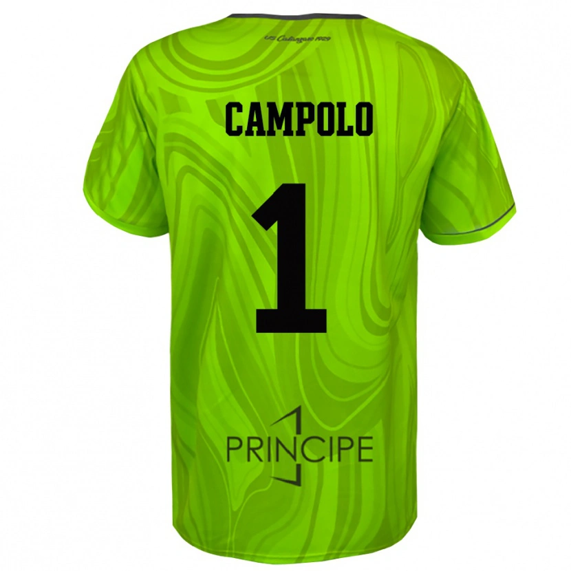 Danxen Criança Alessandro Campolo #1 Preto Verde Amarelo Camisola Guarda-Redes 2025/26 Camisa Brasil