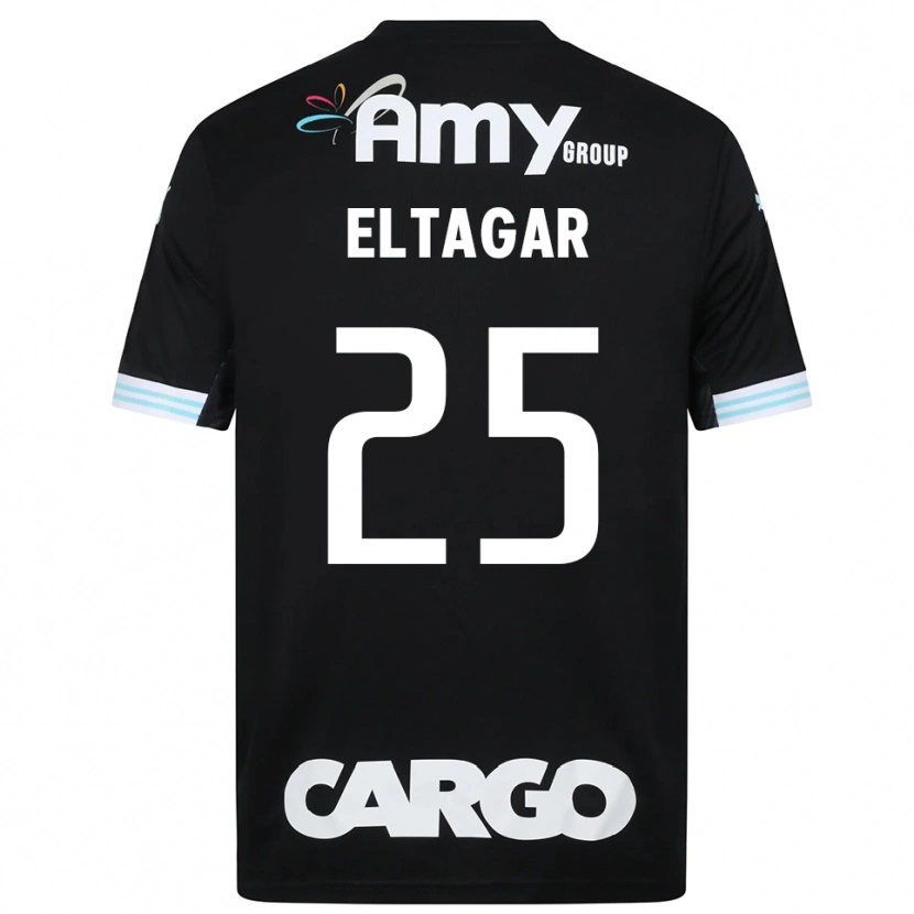 Danxen Criança Barak Eltagar #25 Branco Preto Camisola Guarda-Redes 2025/26 Camisa Brasil