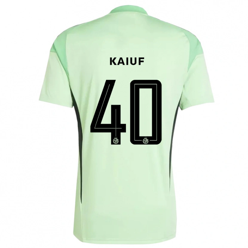 Danxen Criança Sharif Kaiuf #40 Preto Verde Claro Camisola Guarda-Redes 2025/26 Camisa Brasil