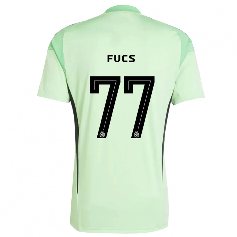 Danxen Criança Roee Fucs #77 Preto Verde Claro Camisola Guarda-Redes 2025/26 Camisa Brasil