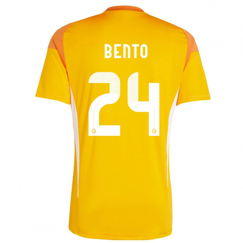 Danxen Criança Bento #24 Branco Laranja Amarelo Camisola Guarda-Redes 2025/26 Camisa Brasil