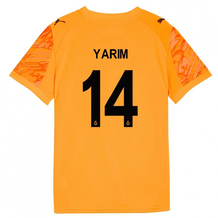 Danxen Criança Esra Yarım #14 Preto Laranja Escuro Camisola Guarda-Redes 2025/26 Camisa Brasil