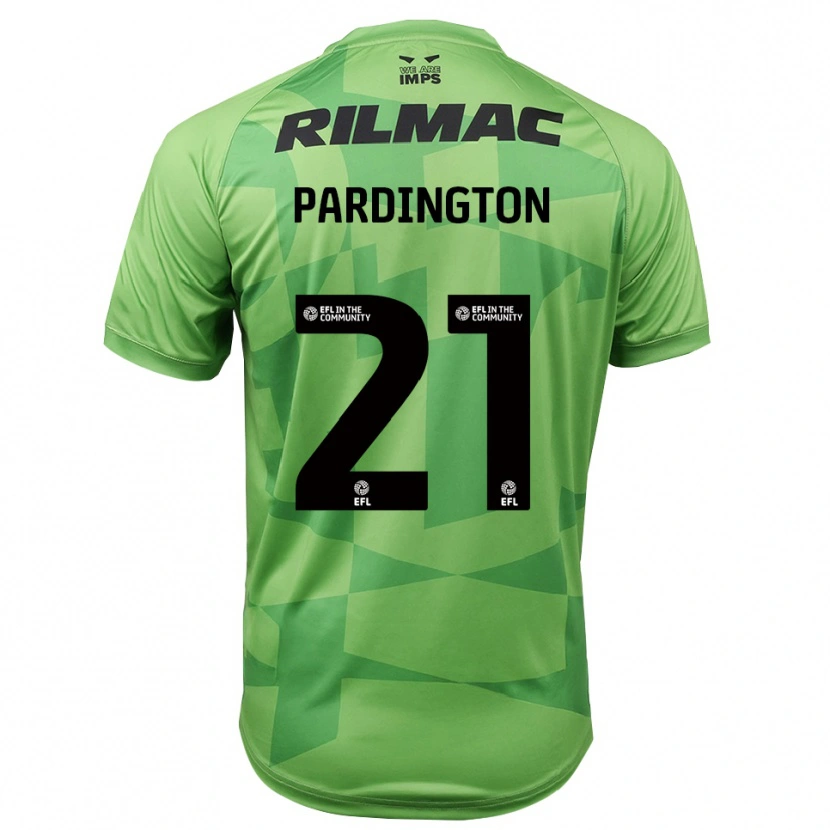 Danxen Criança Jamie Pardington #21 Verde Claro Camisola Guarda-Redes 2025/26 Camisa Brasil