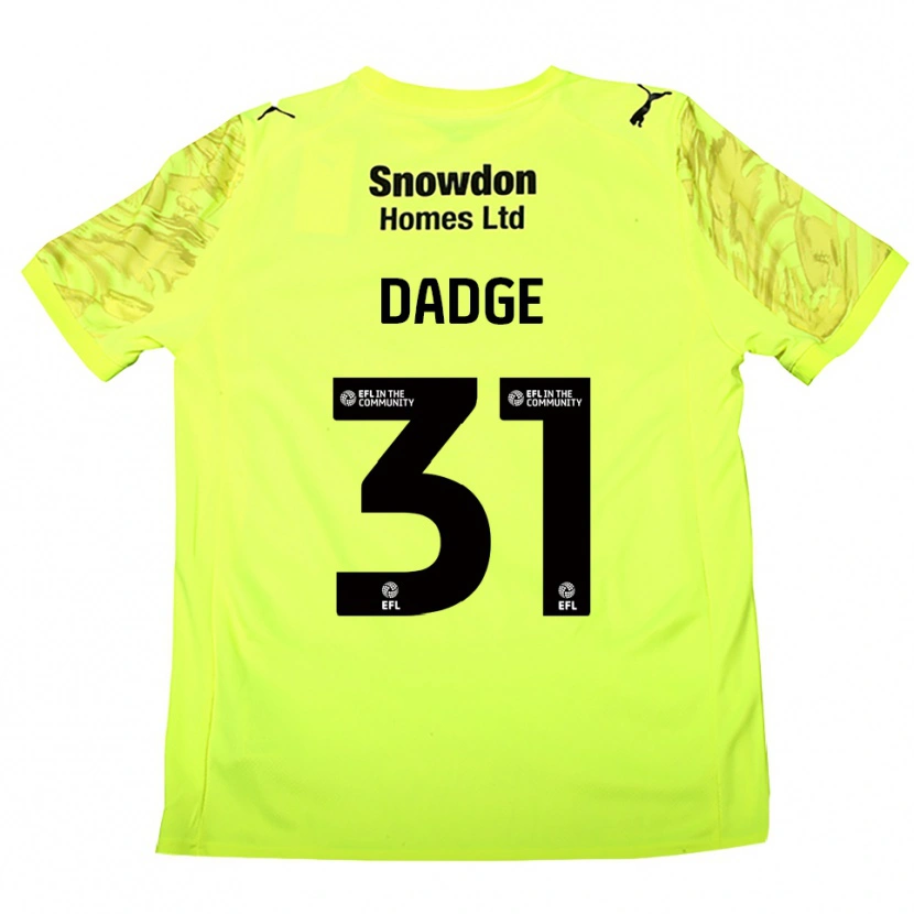 Danxen Criança James Dadge #31 Verde Fluorescente Camisola Guarda-Redes 2025/26 Camisa Brasil