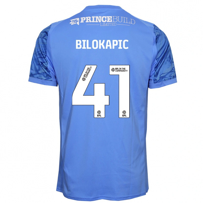 Danxen Criança Nicholas Bilokapic #41 Azul Dodging Camisola Guarda-Redes 2025/26 Camisa Brasil