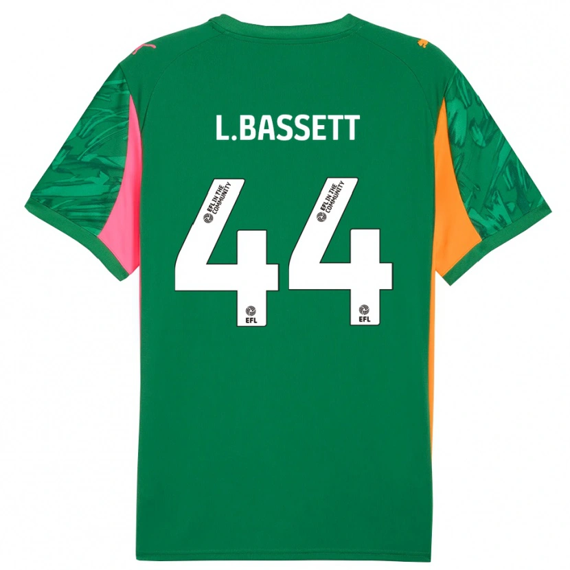 Danxen Criança Louis Bassett #44 Verde Laranja Rosa Camisola Guarda-Redes 2025/26 Camisa Brasil