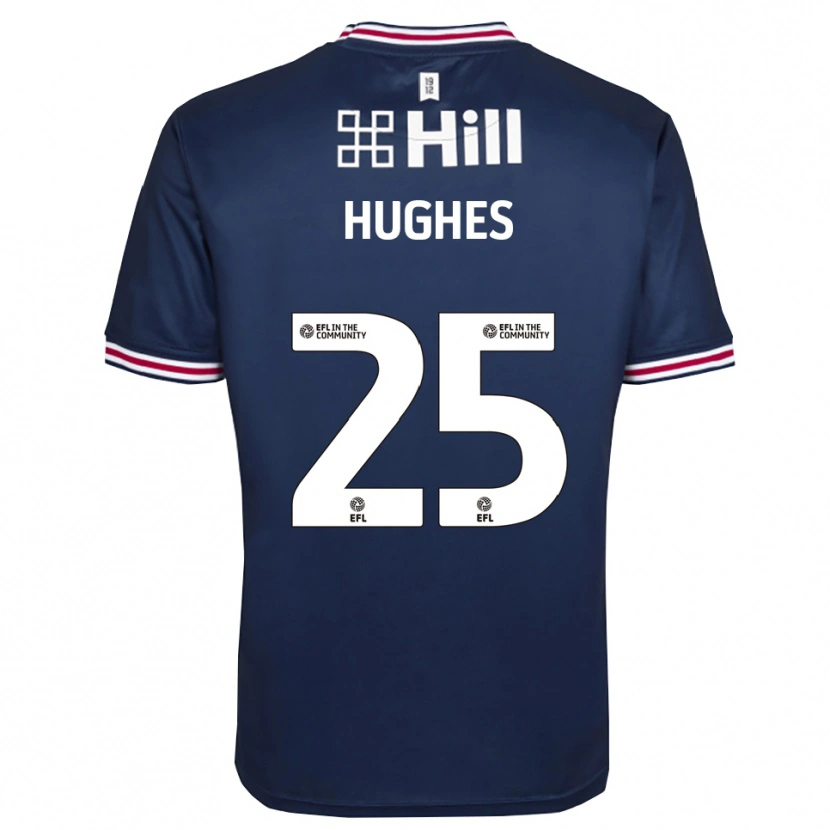 Danxen Criança Ben Hughes #25 Azul Royal Camisola Guarda-Redes 2025/26 Camisa Brasil