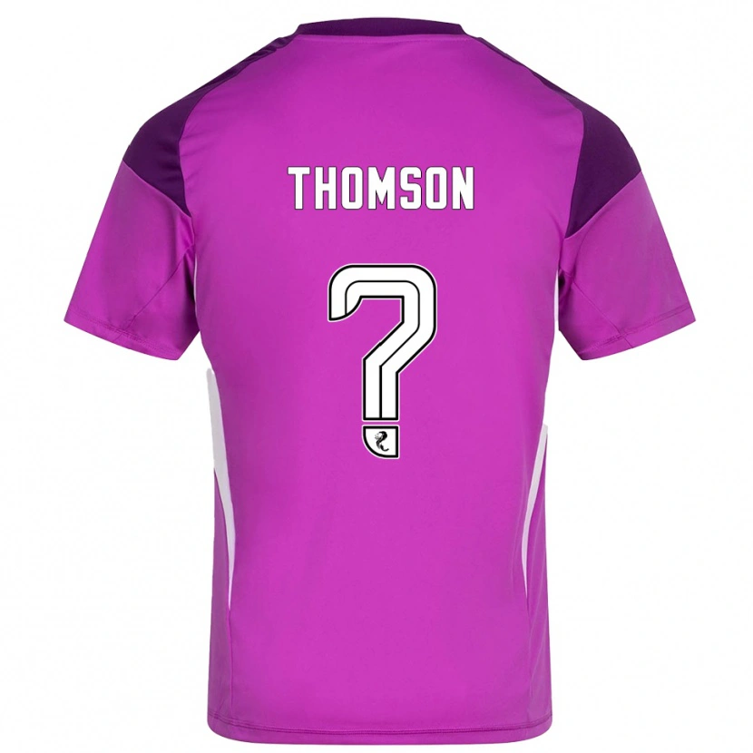 Danxen Criança Ethan Thomson #0 Magenta Roxo Camisola Guarda-Redes 2025/26 Camisa Brasil