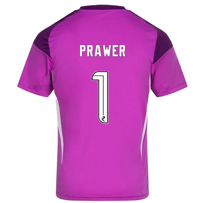 Danxen Criança Anna Prawer #1 Magenta Roxo Camisola Guarda-Redes 2025/26 Camisa Brasil