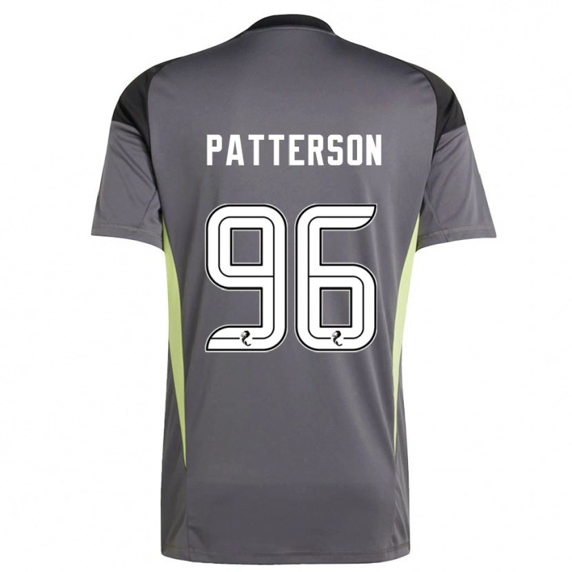 Danxen Criança Cameron Patterson #96 Branco Cinza Camisola Guarda-Redes 2025/26 Camisa Brasil