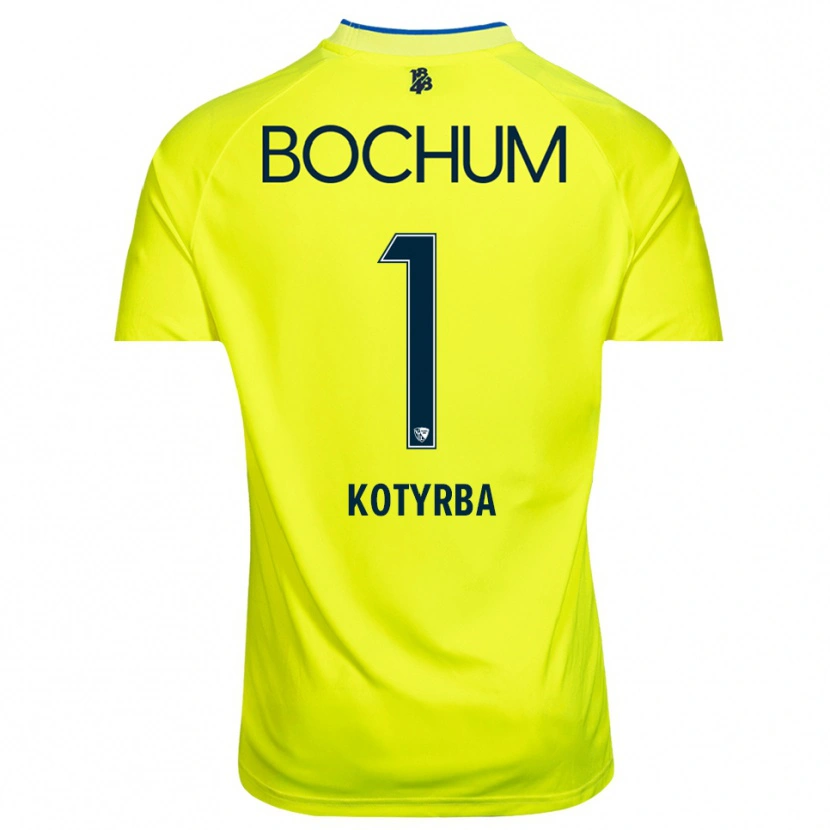 Danxen Criança Finn Kotyrba #1 Verde Amarelo Camisola Guarda-Redes 2025/26 Camisa Brasil
